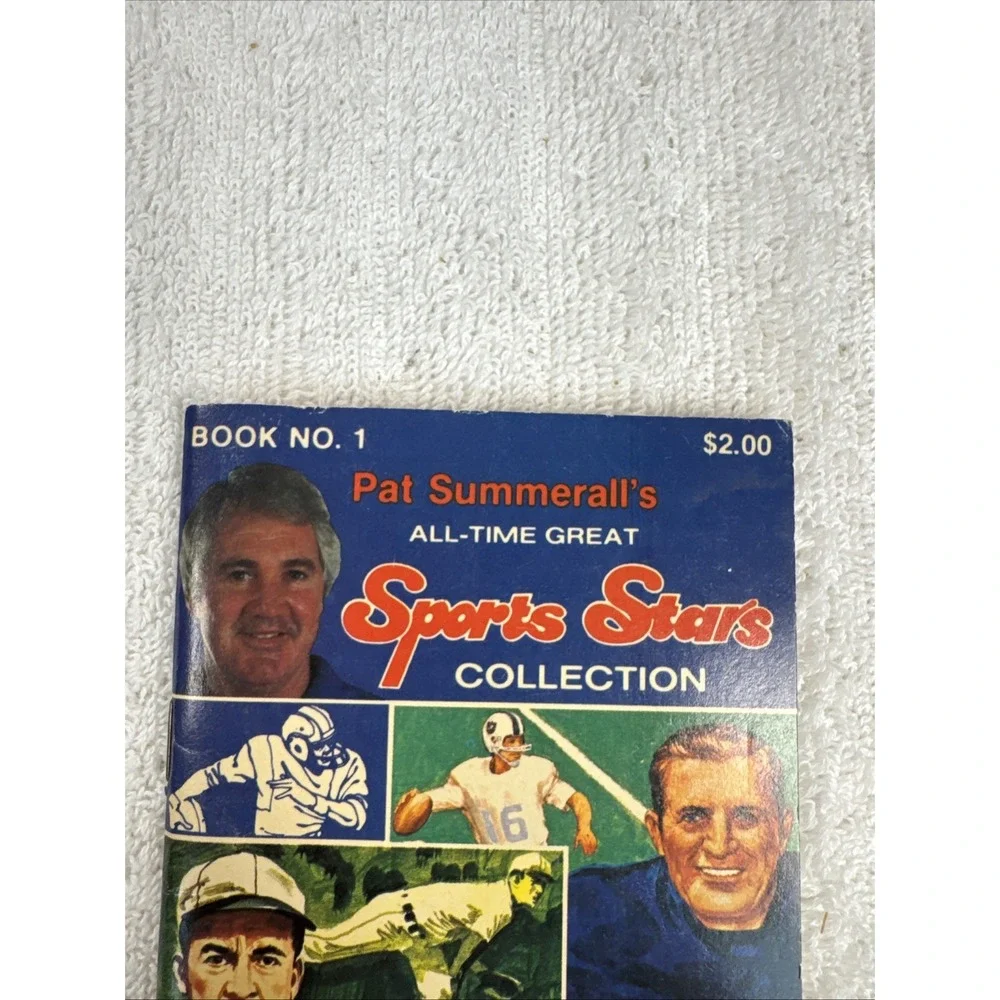 Vintage Pat Summerall Sports Stars Collection Book 1 True Value Promo 1981